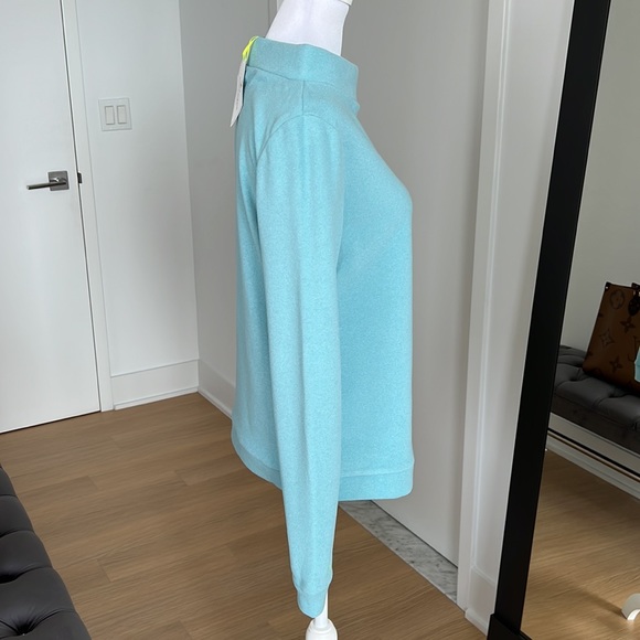 CLEARANCE! Dudley Stephens Brighton Boatneck Top Terry Fleece Nantucket Fog Blue - Picture 6 of 10